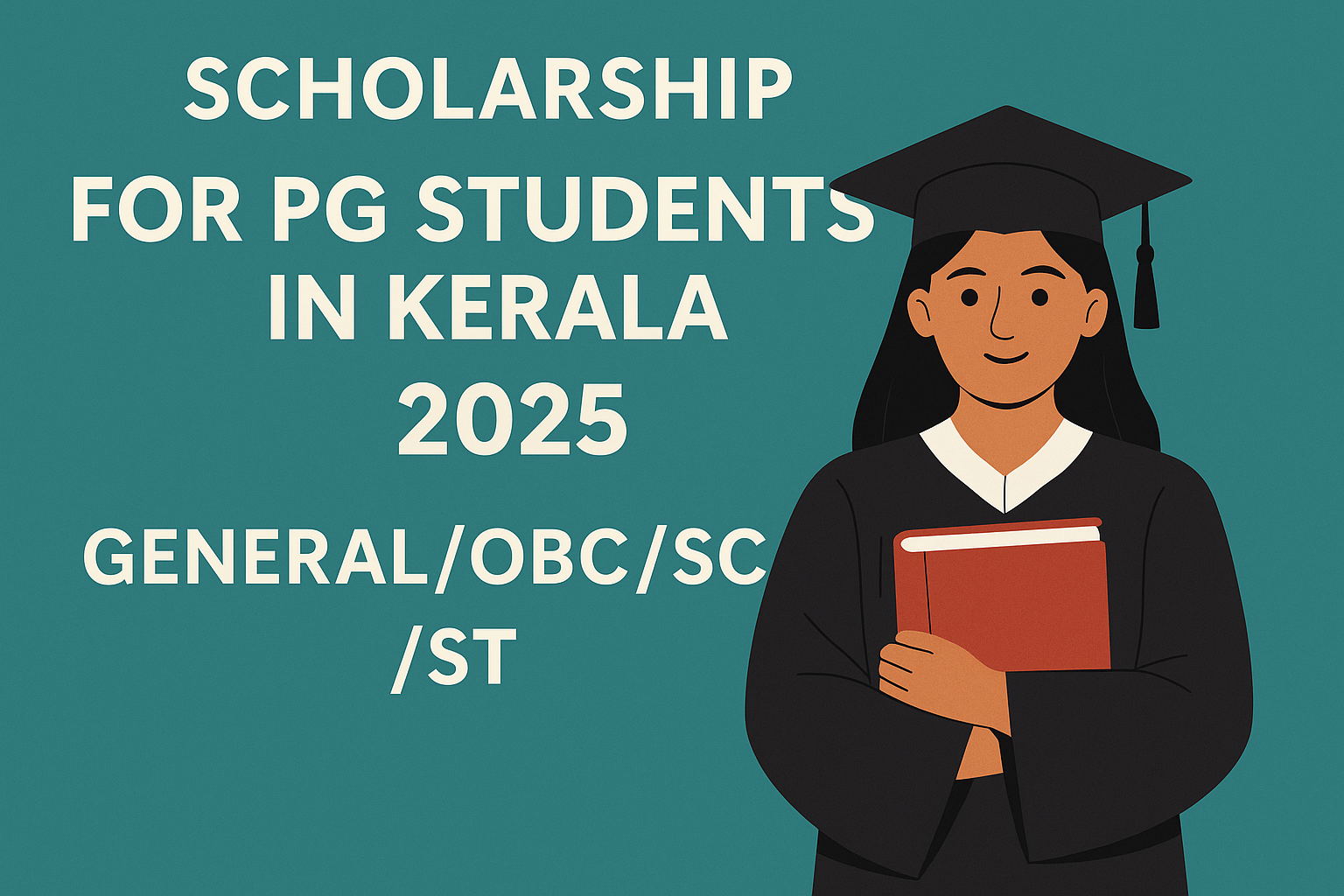 Scholarship for PG Students in Kerala 2025 – General/Obc/Sc/St